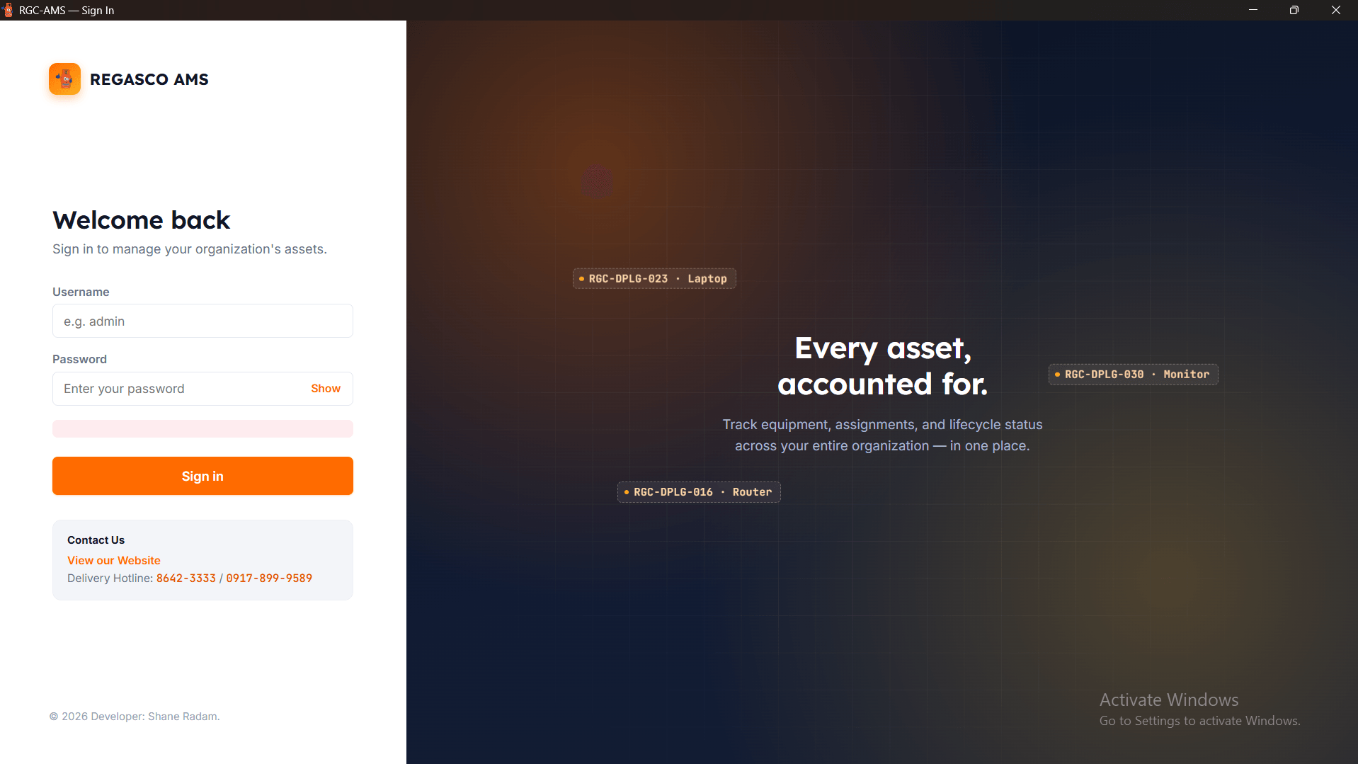 Assets Management System